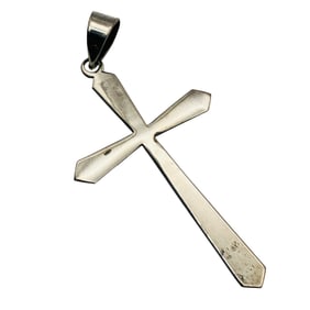 Sterling Cross Pendant, 3.41 G