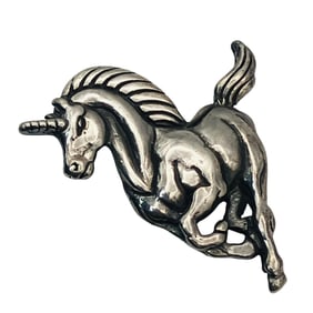 Sterling Unicorn Pendant, 2.03 G