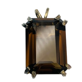 ALICE CAVINESS, SMOKY QUARTZ Sterling Pendant, 11.20 G