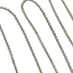 STELLA & DOT, Italy Sterling Cable Chain Necklace, 1.45 G