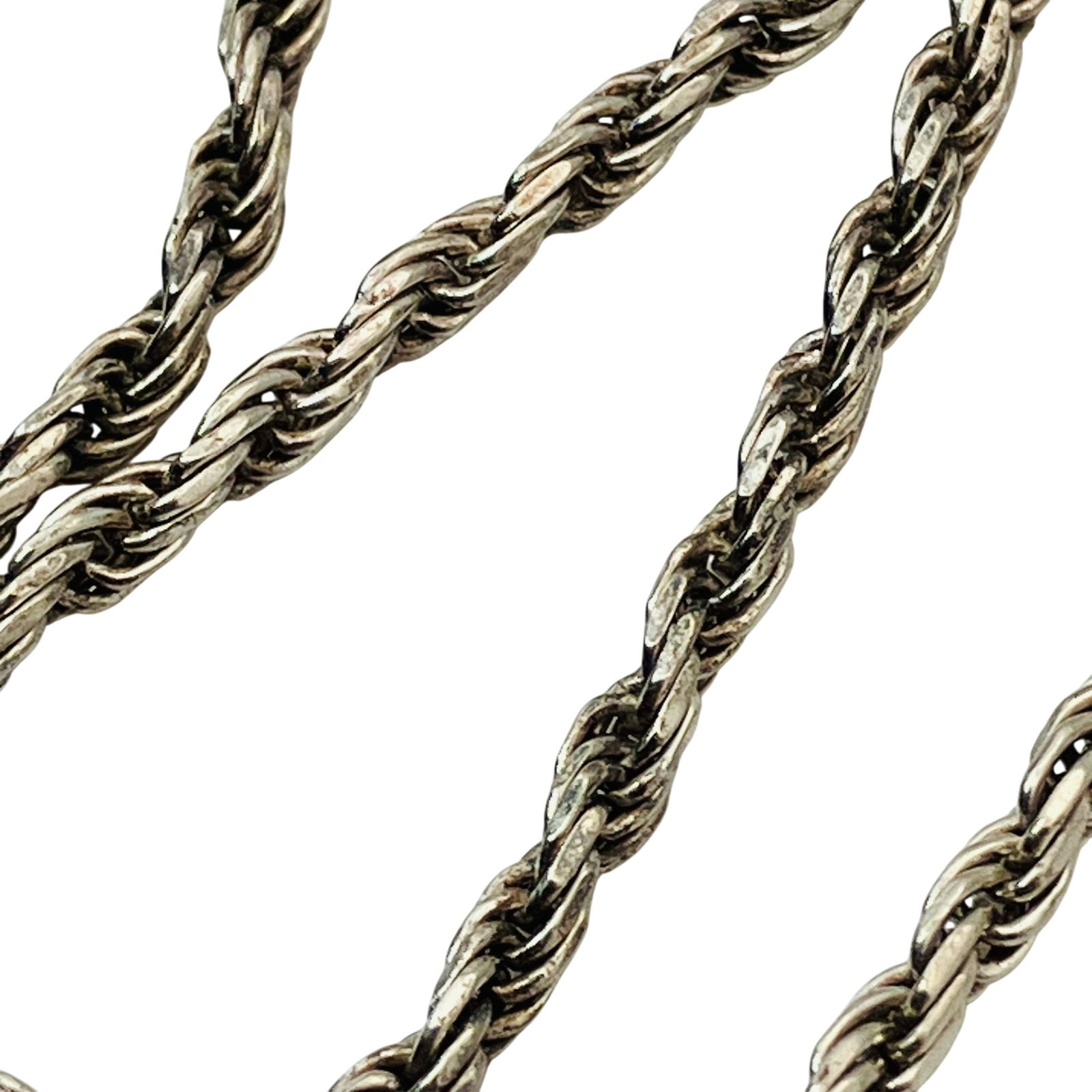 IBB, Italy Sterling Rope Chain Bracelet, 3.33 G (1 of 5)