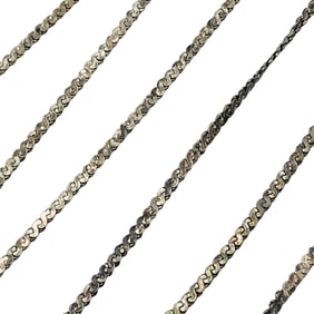 Italy Sterling Serpentine Chain Necklace, 1.05 G
