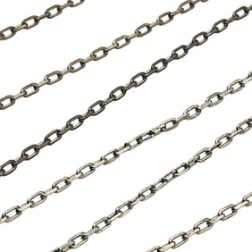 Sterling Cable Chain Necklace, 1.43 G