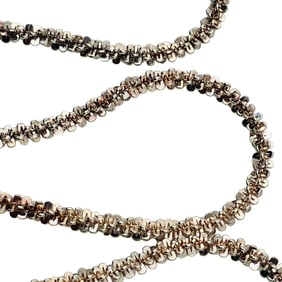 MILOR, Italy Sterling Popcorn Chain Necklace, 7.40 G