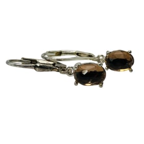 CITRINE Sterling Dangle Earrings, 1.73 G