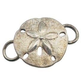 Sterling Sand Dollar Pendant 3.91 G