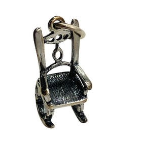 $Sterling Rocking Chair Pendant, 1.67 G