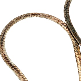 FG, Italy, Sterling Flat Snake Chain Necklace, 4.61 G