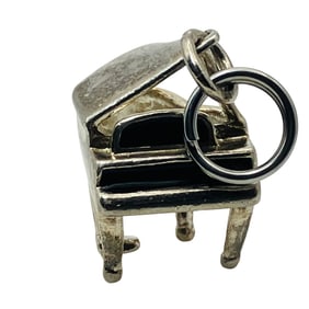 Ross Simons Sterling Piano Pendant, 2.17 G