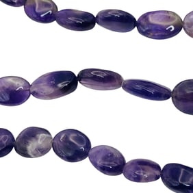 AMETHYST Sterling Necklace, 30.57 G