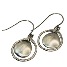 SILPADA, INDONESIA Sterling Teardrop In Hoop, Dangle Earrings, 6.87 G