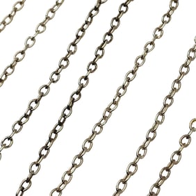 Sterling Cable Chain Necklace, 1.13 G
