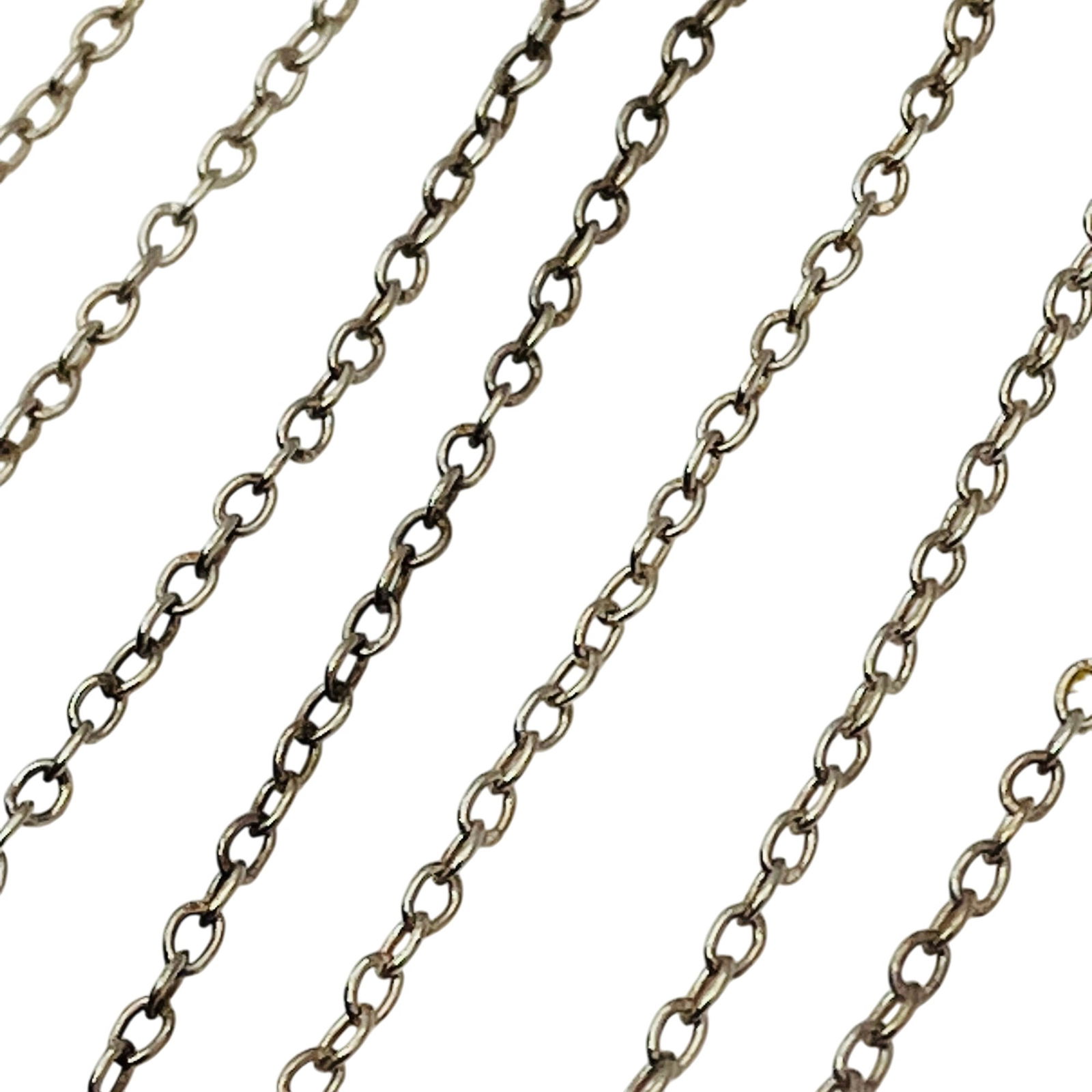 Sterling Cable Chain Necklace, 1.13 G (1 of 4)