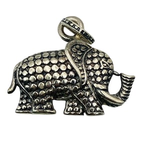 ATI, ID Sterling Elephant Pendant, 2.26 G