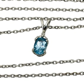 CID, TOPAZ Sterling Cable Chain Necklace, 1.85 G
