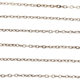 Sterling Cable Chain With Clips .97g