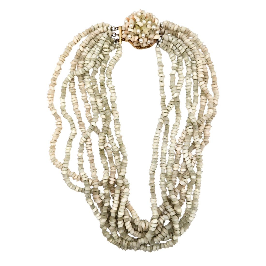 Hobe’ Multi-Strand Necklace 100.9g: Hobe’ Multi-Strand Necklace 100.9g