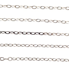 Sterling Cable Chain Necklace .83g