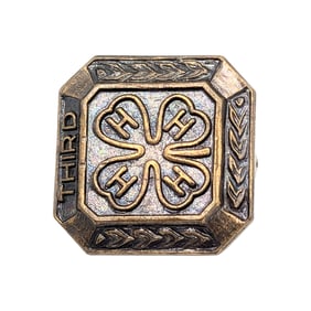 4-H Third Place Award Pin 2.26g