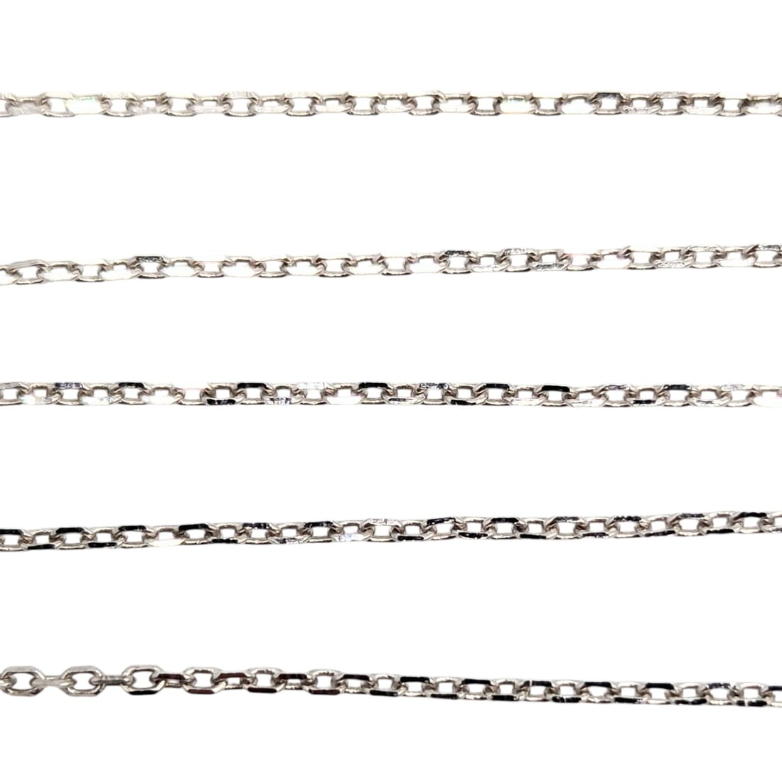 Sterling Cable Chain Necklace, 1.22g, (1 of 4)