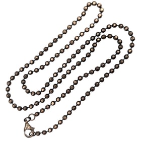 Sterling Ball Chain Necklace 6.97g