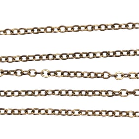 1/20 19k Gold Filled Cable Chain Necklace .98g