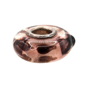 Sterling Glass Artisan Bead 2.22g