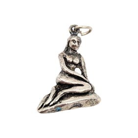 Sterling Mermaid Copenhagen Charm Pendant 4.86g