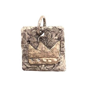 Margaret Sullivan Sterling Pendant with Crown Design 3.4g