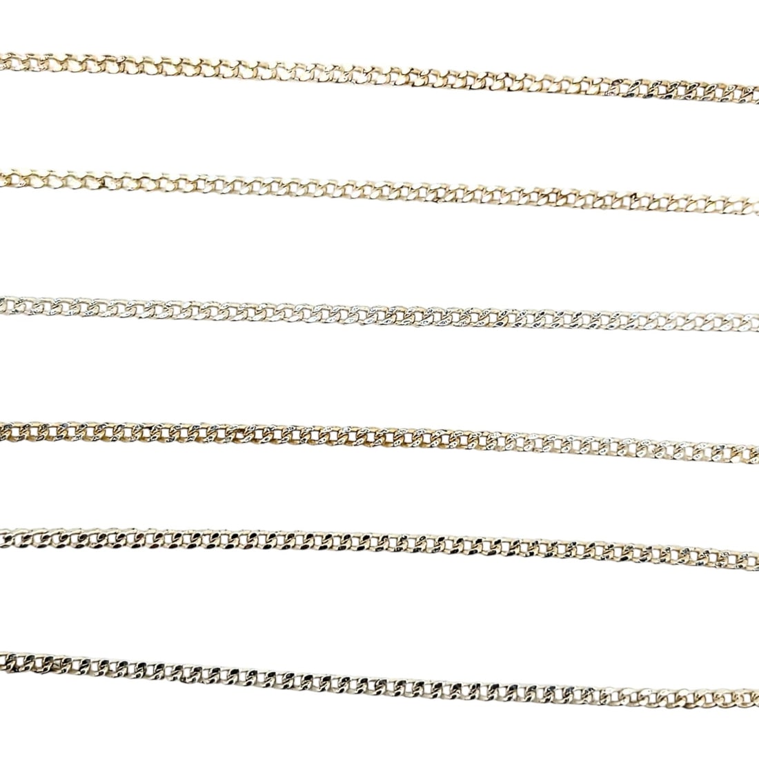 Sterling Curb Chain Necklace, .96g, (1 of 4)