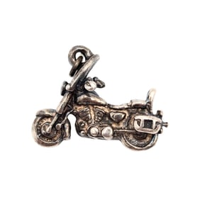 Sterling Motorcycle Charm/Pendant 2.49g