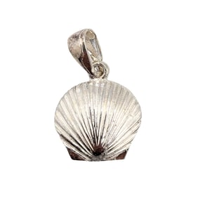 Sterling Sterling Seashell Pendant 1.51g