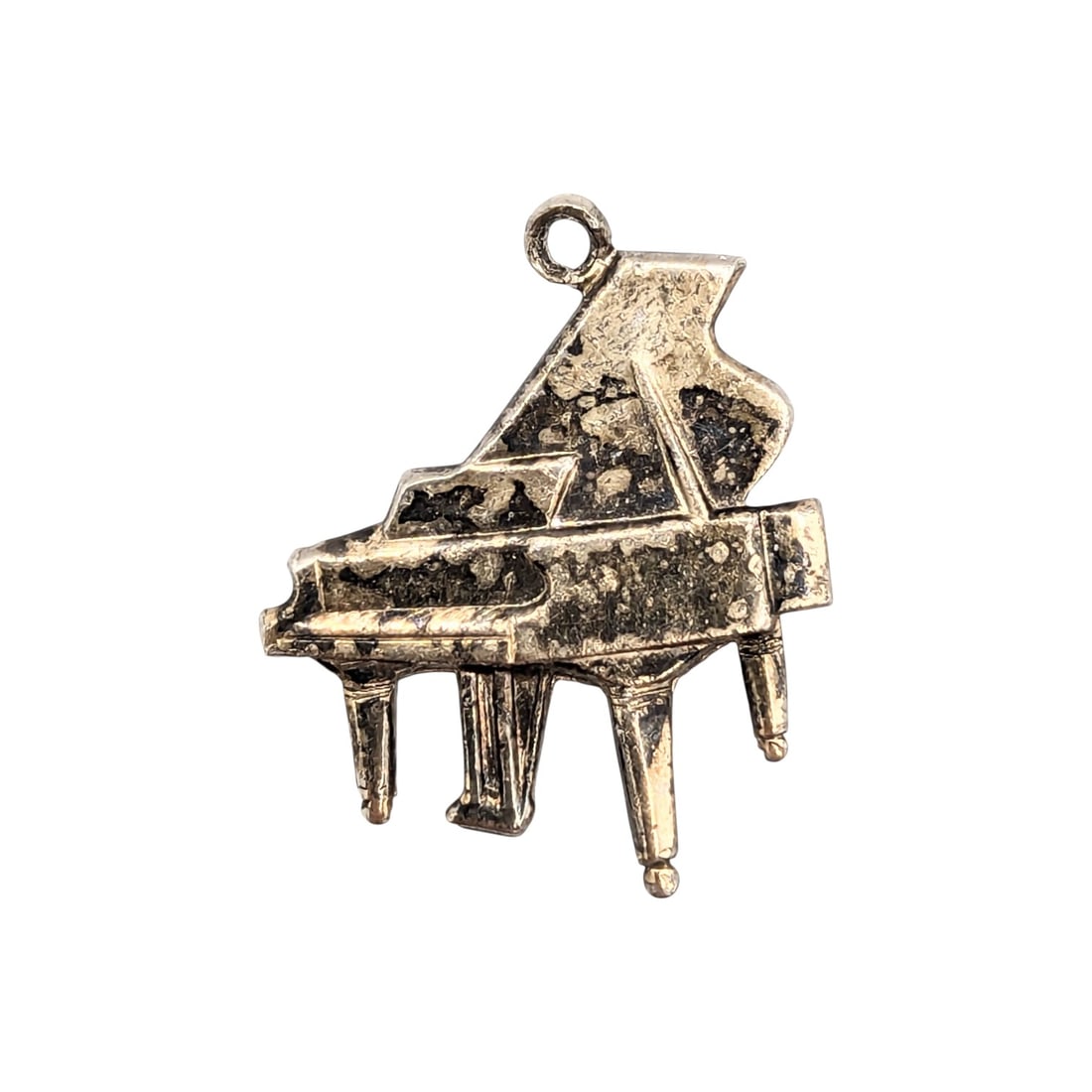 Wells Sterling Grand Piano Charm Pendant 1.73g: Wells Sterling Grand Piano Charm Pendant 1.73g