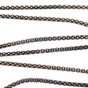 Sterling Rope Chain Necklace, 2.77g RO