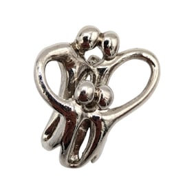 Sterling Abstract Family Brooch 8.9g
