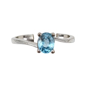 Sterling Topaz Ring Size 6.75 2.06g