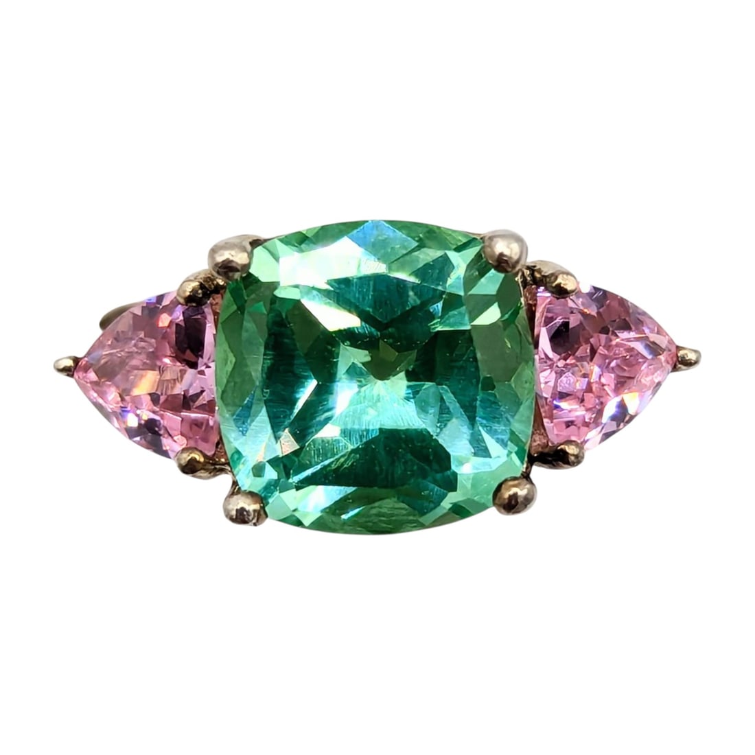 Sterling Sterling Ring with Spinel and Tourmaline sz 7.75 3.56g 8 Avon NV: Sterling Sterling Ring with Spinel and Tourmaline sz 7.75 3.56g 8 Avon NV