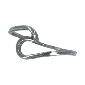 Minimal Wave Sterling Silver Ring, sz 7.75, 1.07g