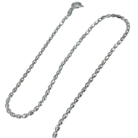 Simple Sterling Silver Bead MILOR Bracelet, 10in, 2.93g