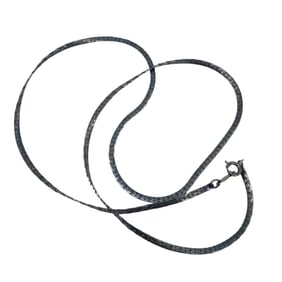 Flat Sterling Silver Snake Chain AC Necklace, 18.75in, 5.69