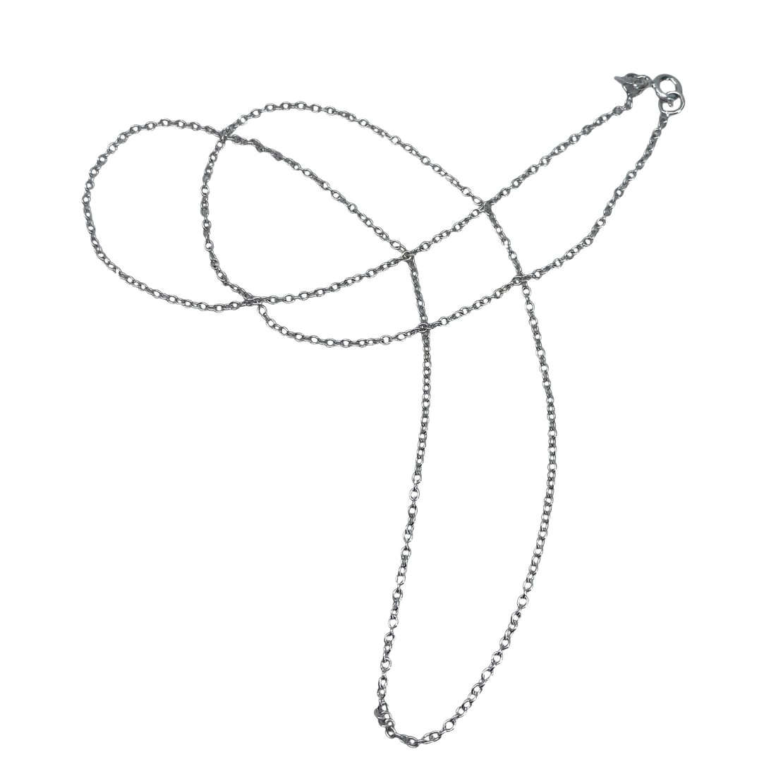 Sterling Silver Cable Chain, 19.5in, 2.27g (1 of 4)