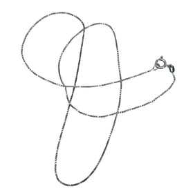 Sterling Silver Box Chain, 18in, 1.93g