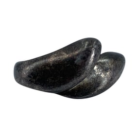 Vintage Wave Design Sterling Silver Signed Ring, sz 4.75, 5.91g