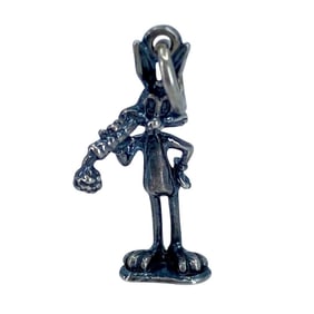 Vintage '76 Warners Bro. Bugs Bunny Sterling SIlver Charm, 1.33g