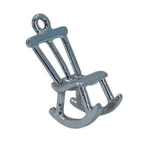 Rocking Chair Sterling Silver Charm, 1.51g