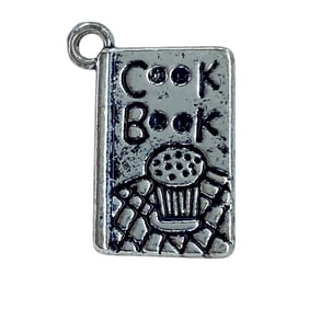 Cookbook Sterling Silver Charm, 1.69g