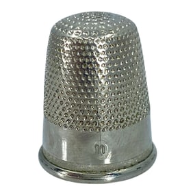 Vintage Sterling Silver Thimble, 2.9g