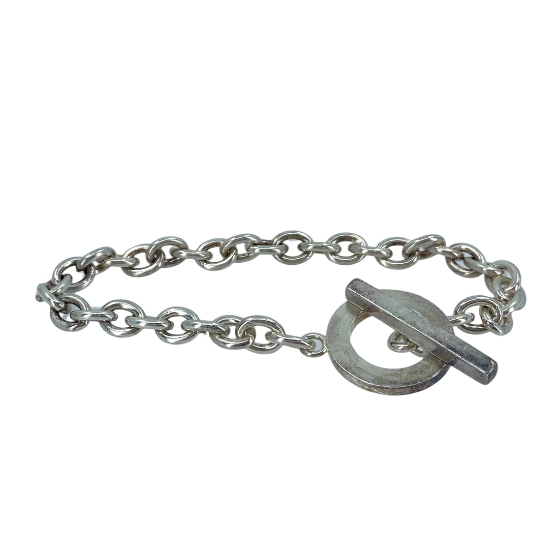 Chunky Cable Sterling Silver Bracelet, 7.5in, 16.4g (1 of 5)
