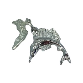 Swordfish State Florida Silver Charm, 1.41g