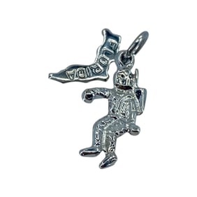 Astronaut State Silver Florida Charm, 1.16g
